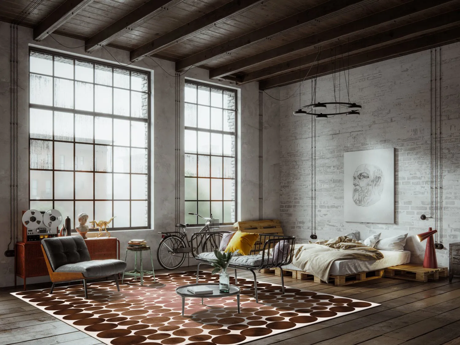 Wilton szőnyeg - Marineo (barna)