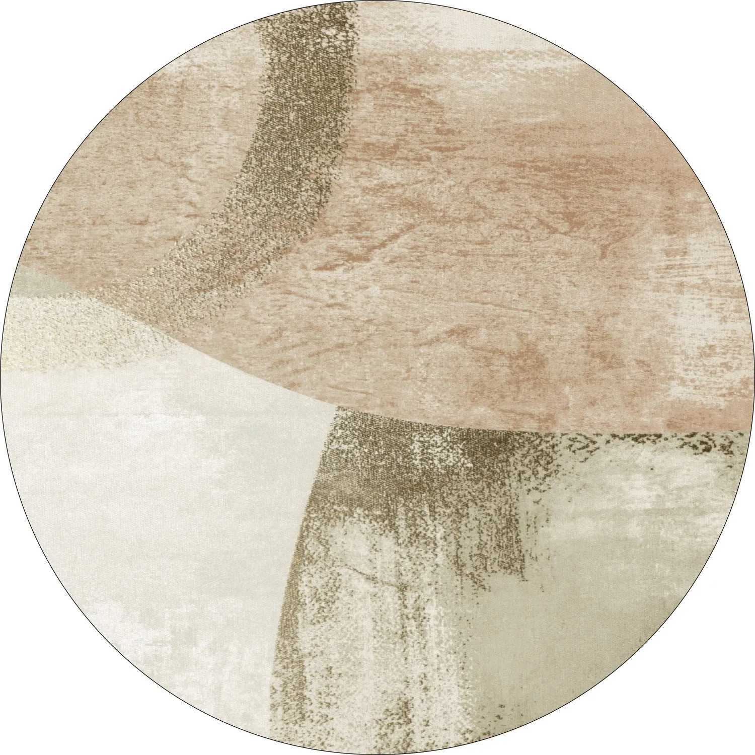 Kerek szőnyeg - Fia (rózsaszín/multi)