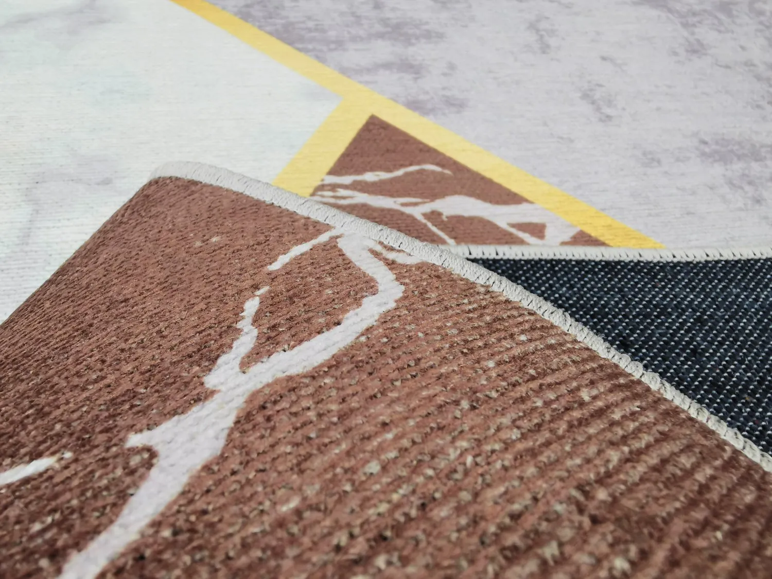 Wilton szőnyeg - Savino (szürke/fehér/barna)