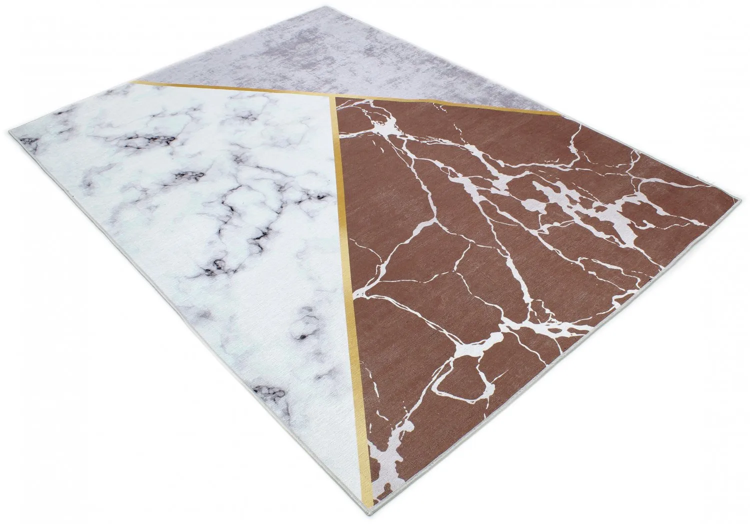 Wilton szőnyeg - Savino (szürke/fehér/barna)