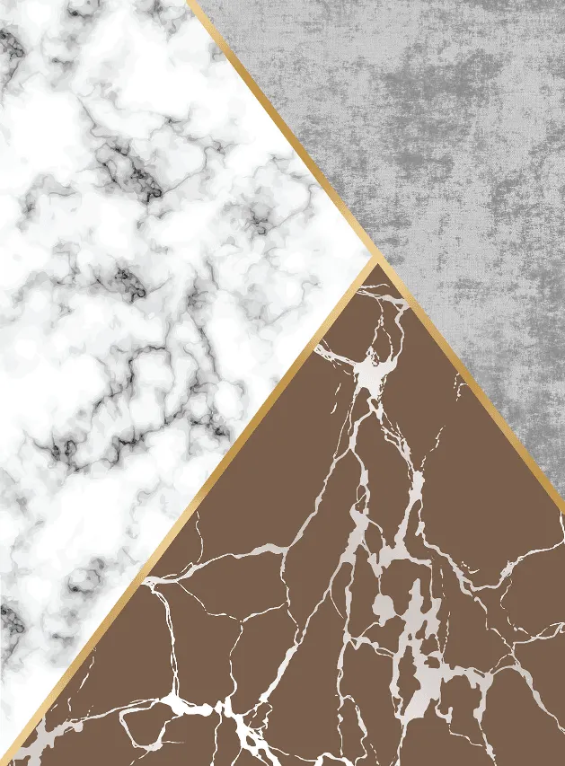 Wilton szőnyeg - Savino (szürke/fehér/barna)