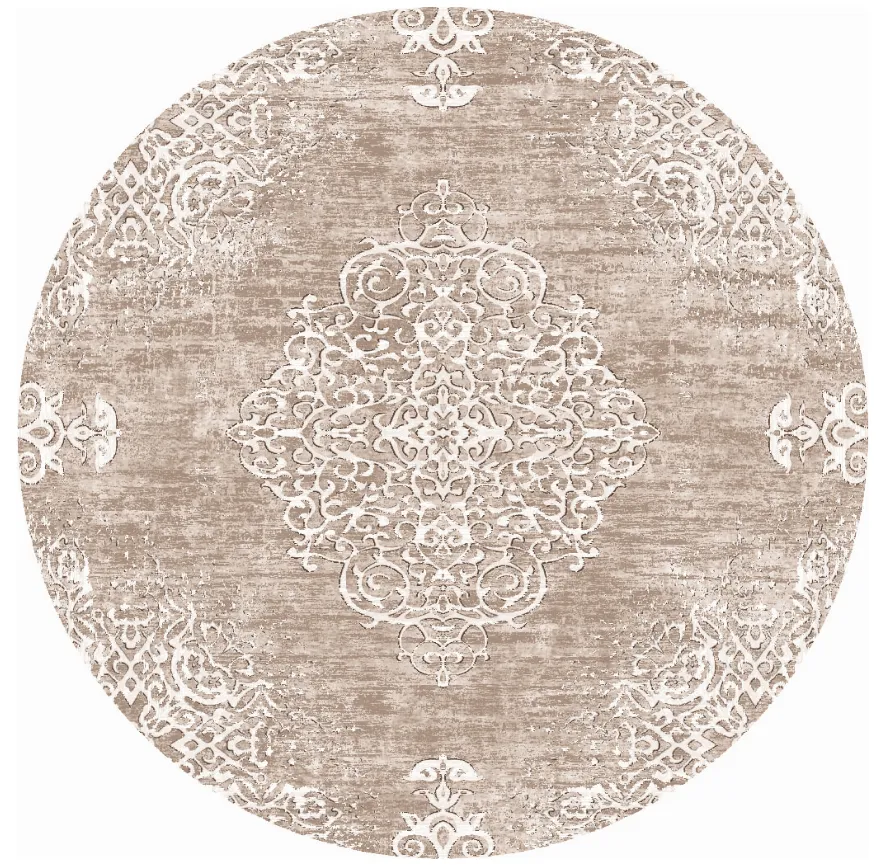 Kerek szőnyeg - Milazzo (bezs)