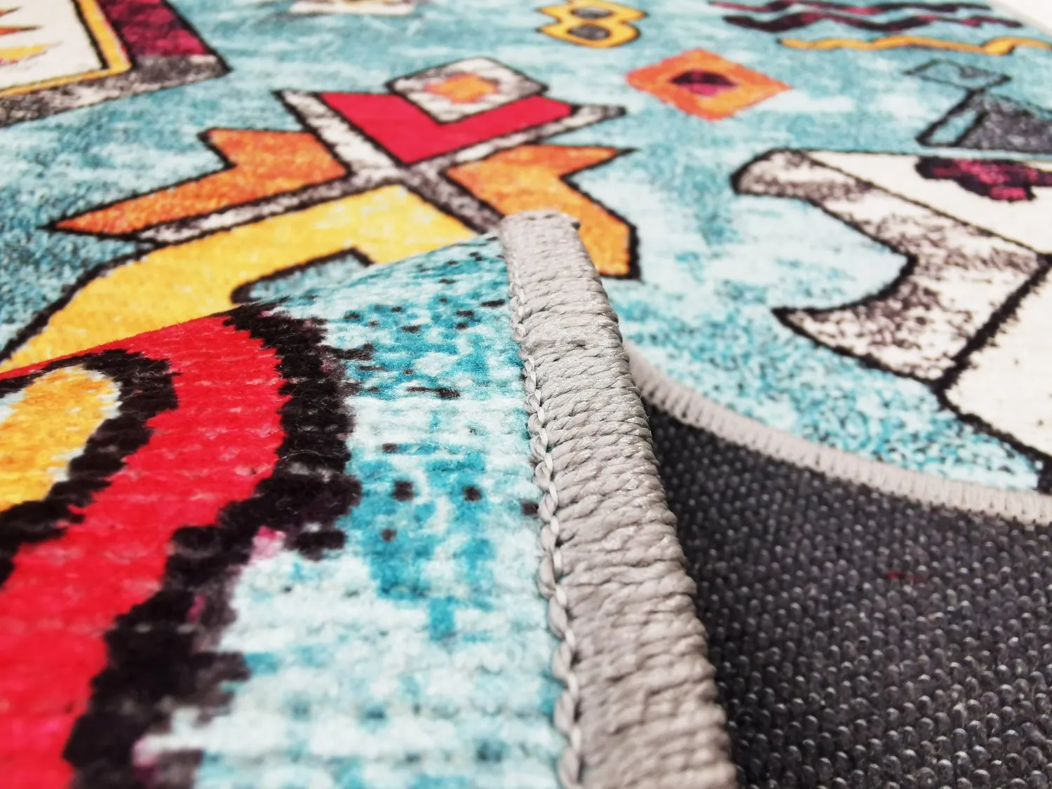 Wilton szőnyeg - Misare (kék/többszínű)