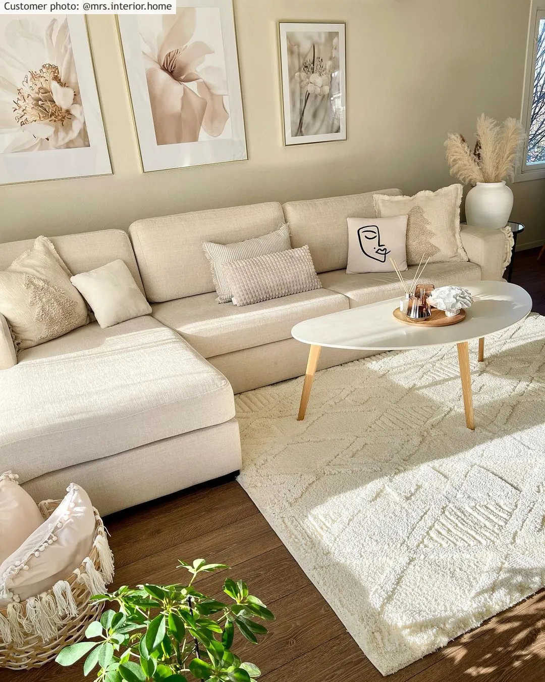 Shaggy szőnyeg - Rostock (offwhite)