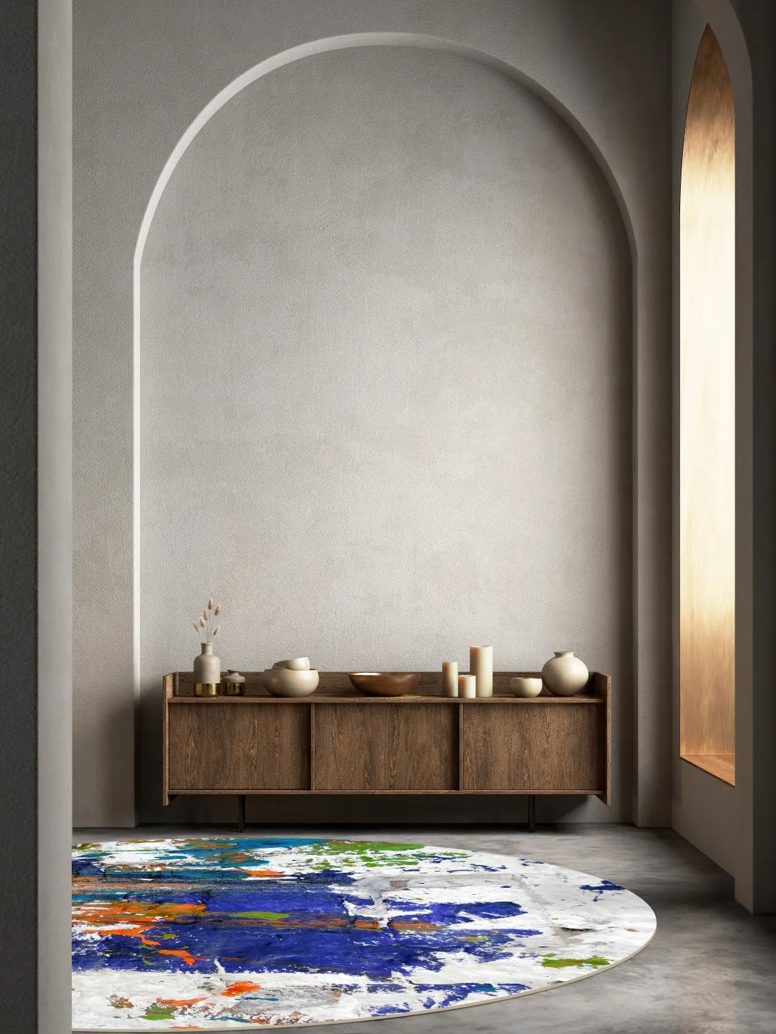 Kerek szőnyeg - Como (többszínű)