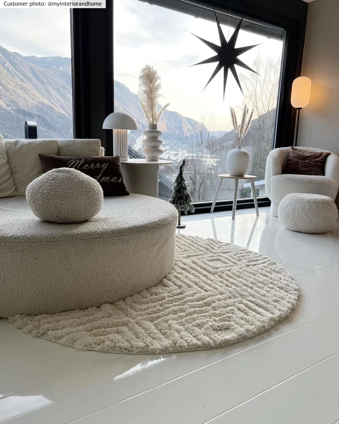 Kerek szőnyegek - Monti (offwhite)