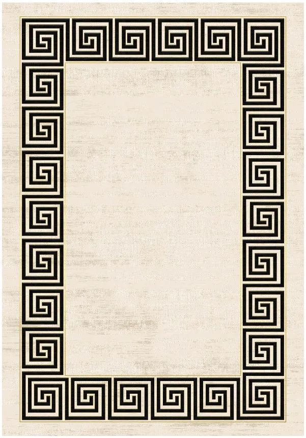 Wilton szőnyeg - Mytos (bezs/fekete)