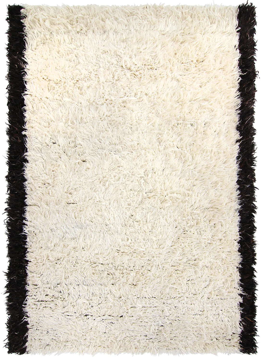 Gyapjúszőnyeg - Nova (fehér/fekete)