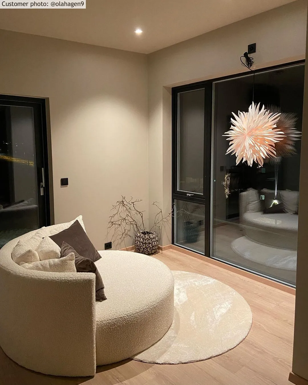 Kerek szőnyegek - Aranga Super Soft Fur (bézs)