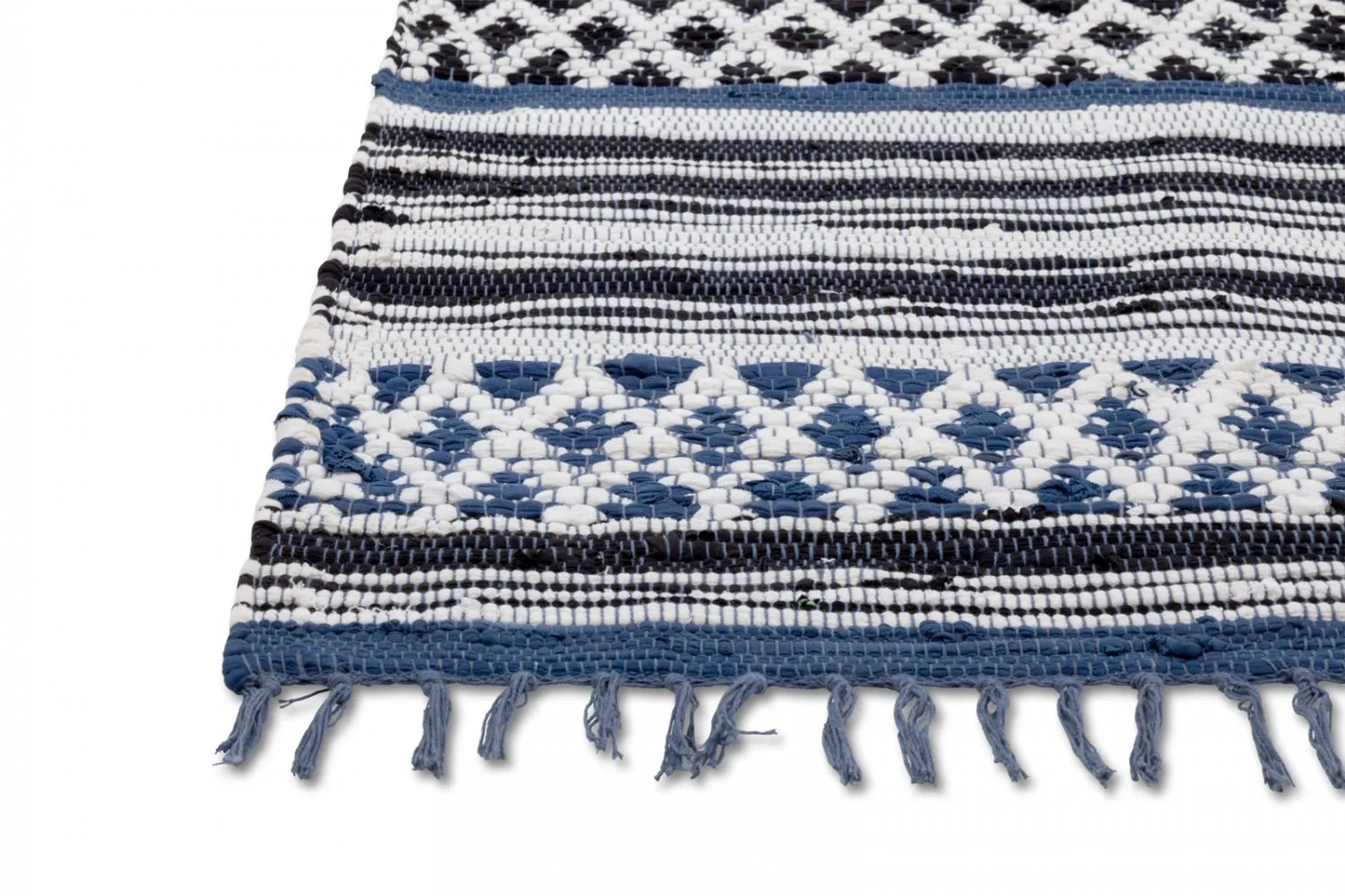 Rongyszőnyeg - Orissa (kék)