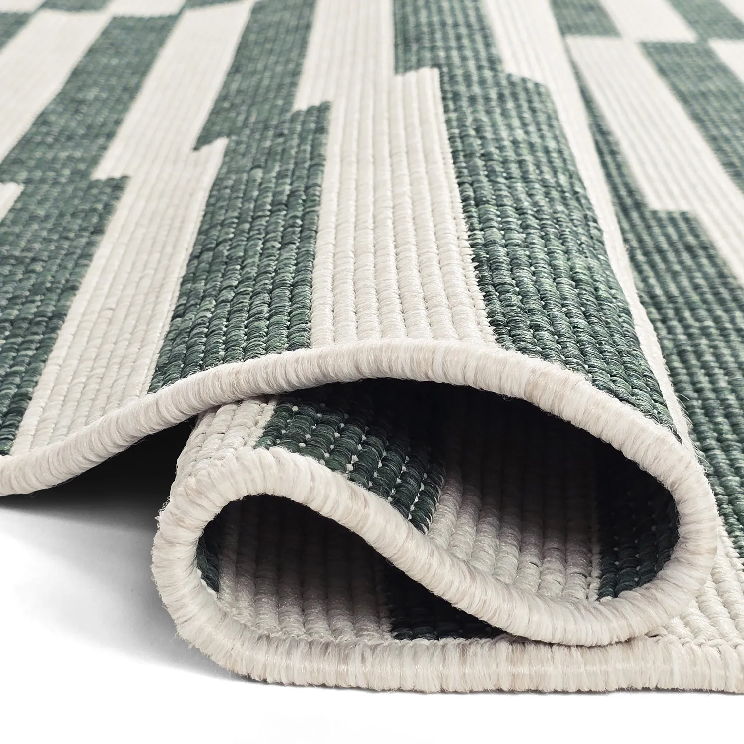 Kerek szőnyeg - Indoor/Outdoor Otto (zöld)