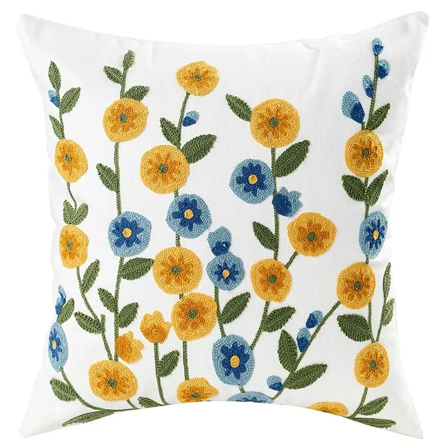 Párnahuzat - Farmhouse Flowers 45 x 45 cm (többszínű)