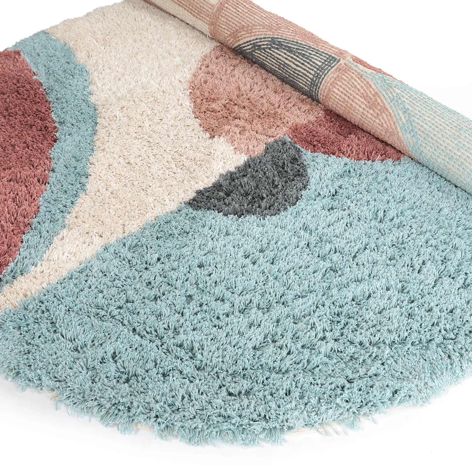 Ovális szőnyeg - Tropea Natural Cotton Shaggy (többszínű)
