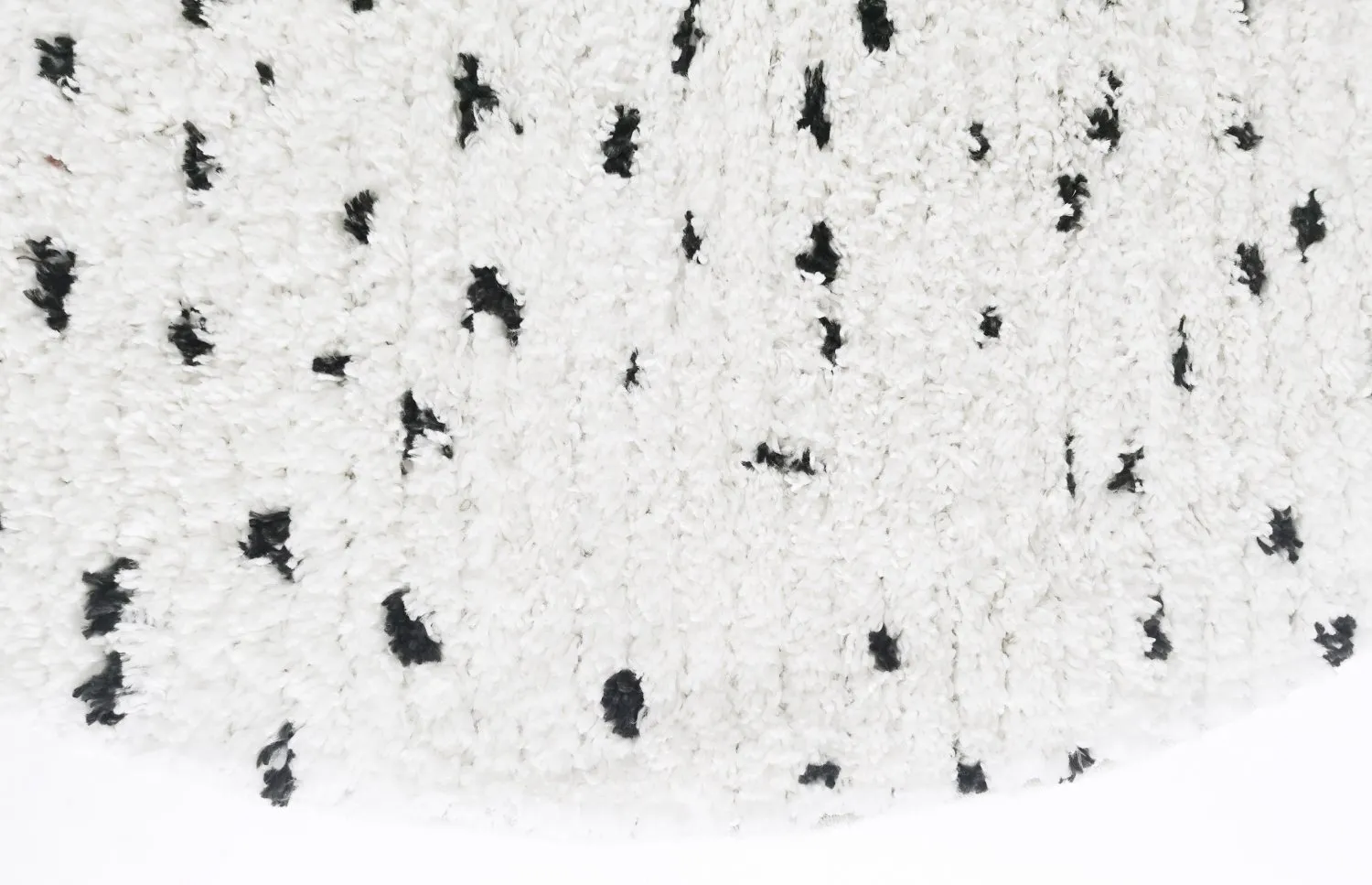 Kerek szőnyegek - Capri (fekete/bézs)