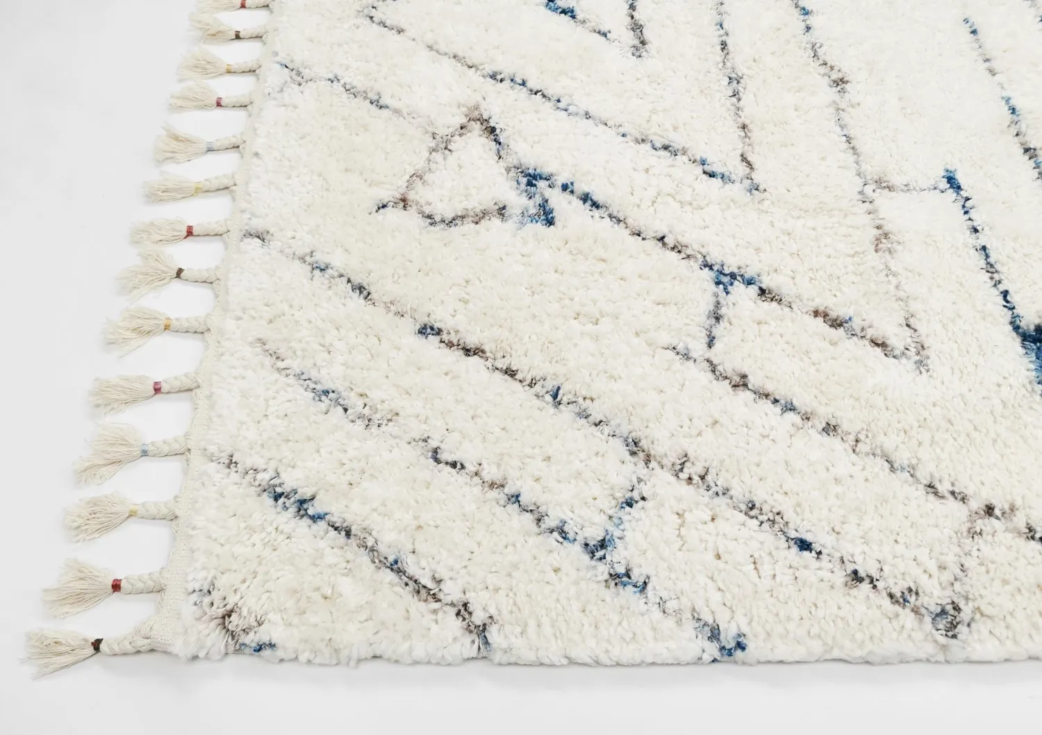 Shaggy szőnyeg - Valencia (kék/többszínű)