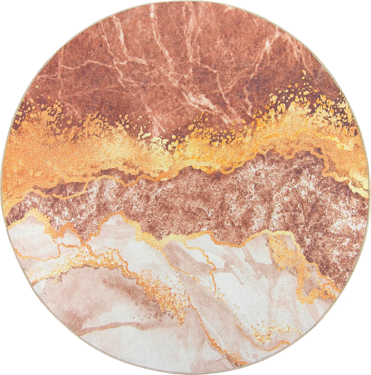 Kerek szőnyeg - Padova (rózsaszín/többszínű)