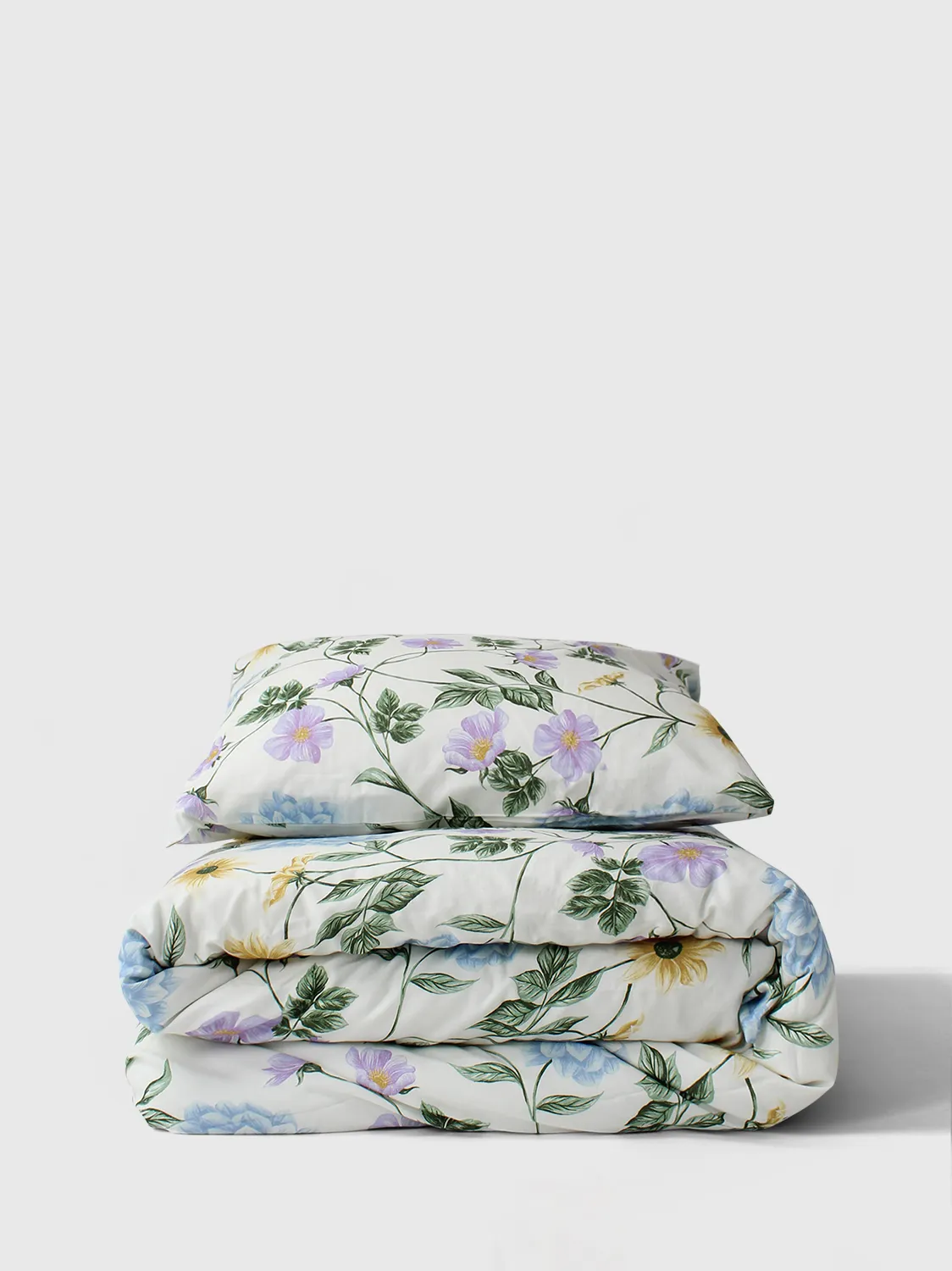 Ágyneműhuzat-set - Dahlia (kék)