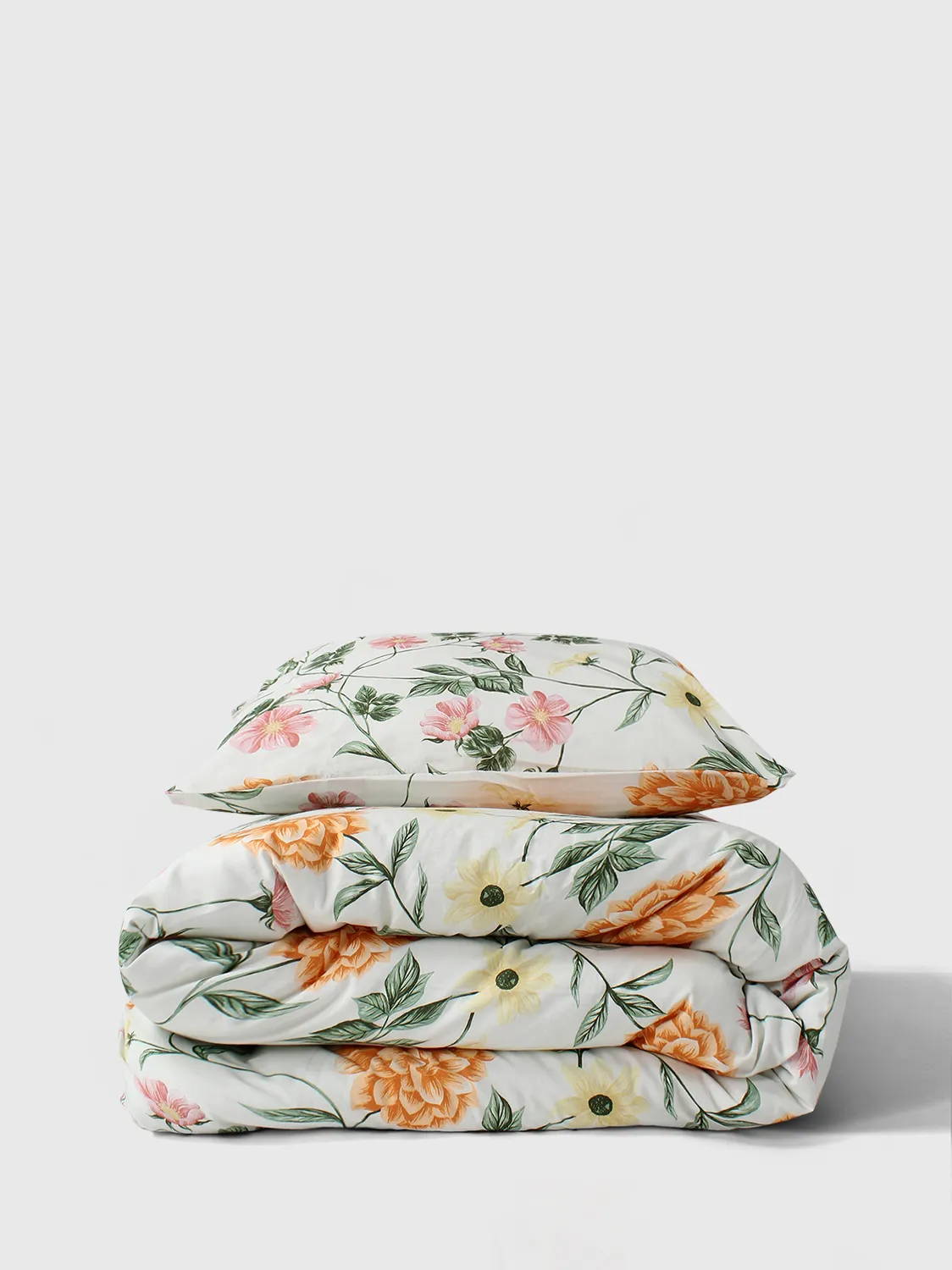 Ágyneműhuzat-set - Dahlia (narancssárga)