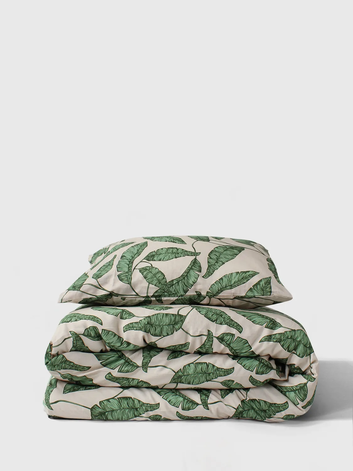Ágyneműhuzat-set - Leaves (zöld)