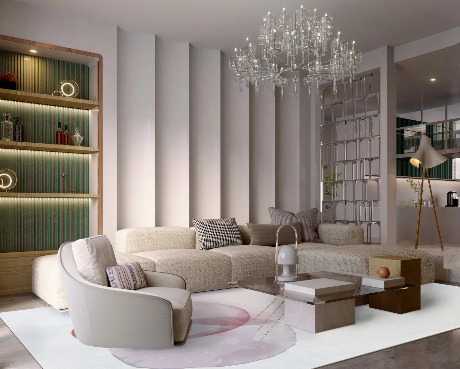 Wilton szőnyeg - Layon (szürke/rózsaszín)