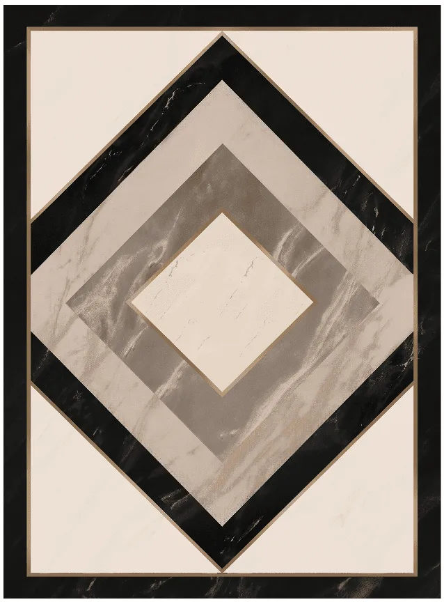 Wilton szőnyeg - Pavia (bezs/fekete)