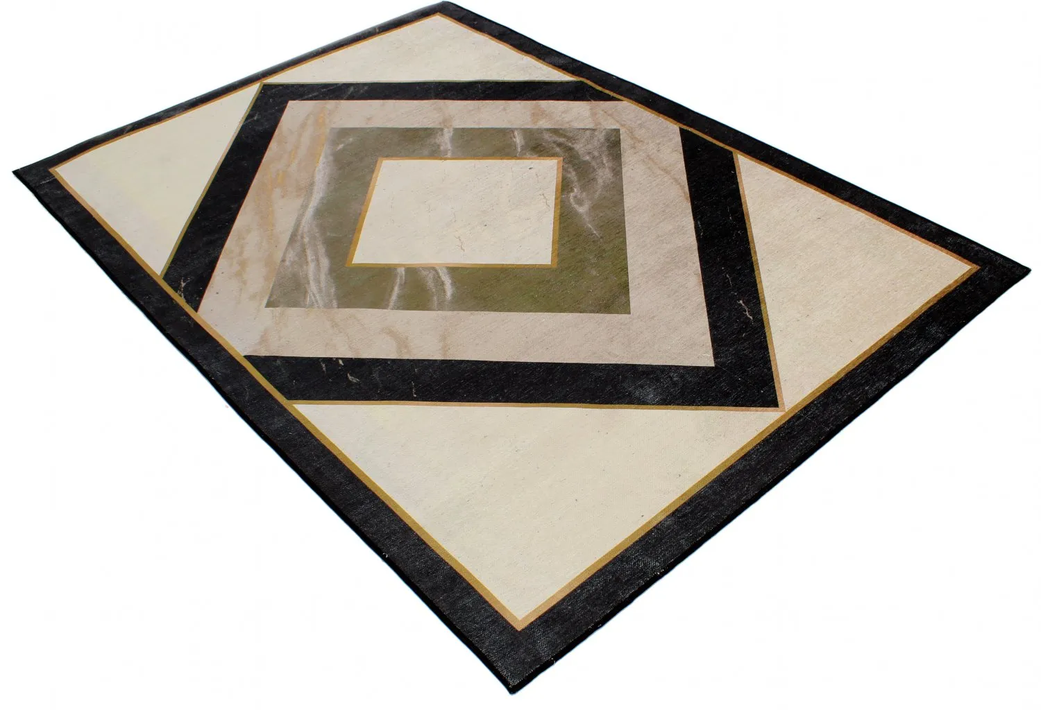 Wilton szőnyeg - Pavia (bezs/fekete)