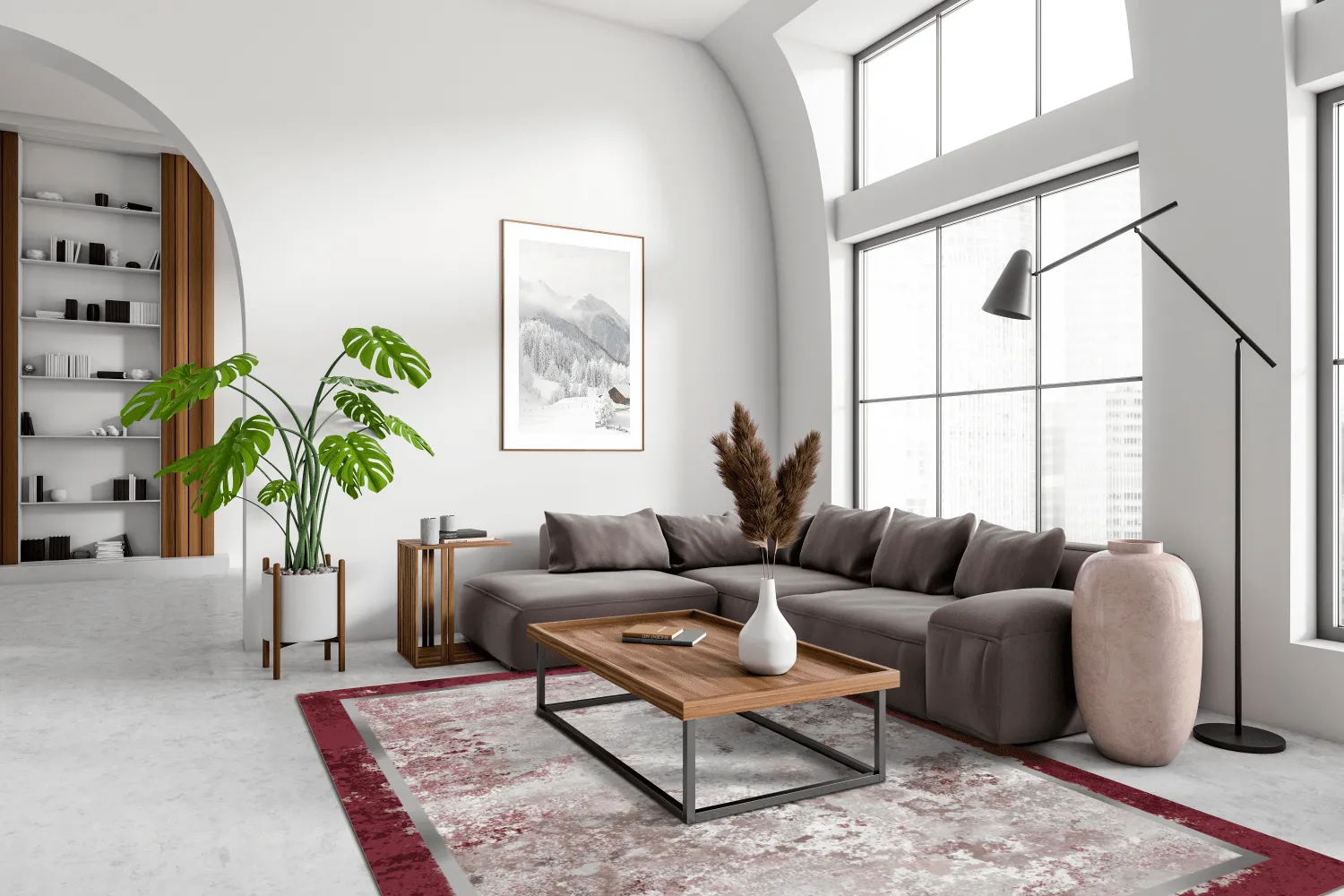 Wilton szőnyeg - Peri (piros/többszínű)