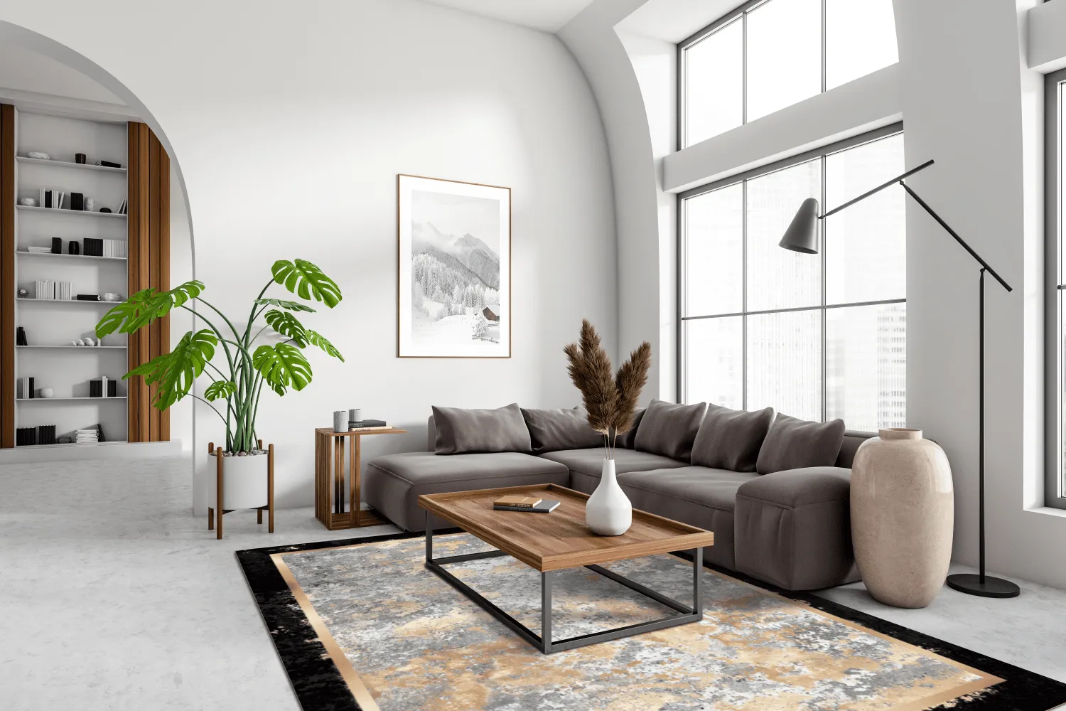 Wilton szőnyeg - Peri (fekete/többszínű)