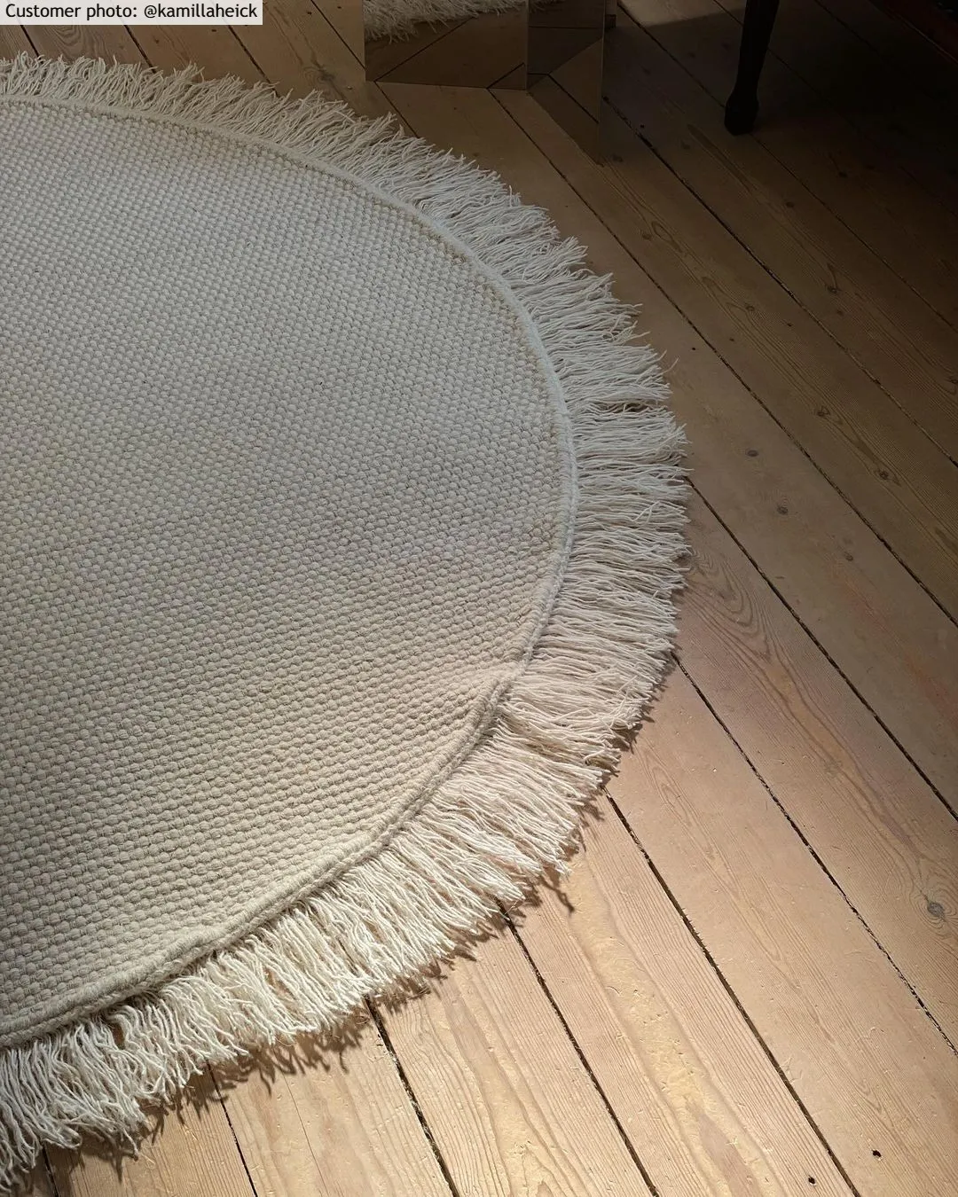 Kerek szőnyeg - Pike (krém)