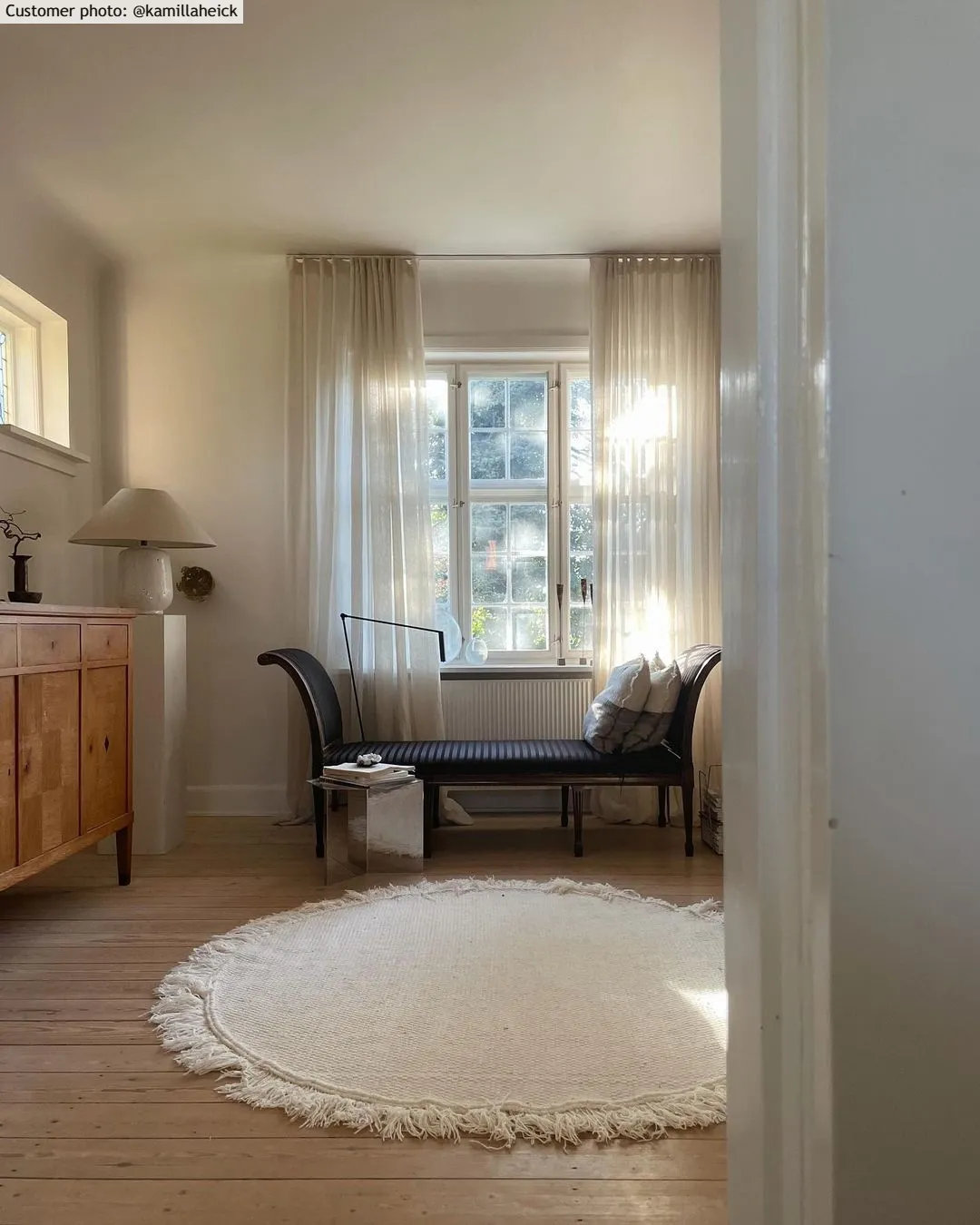 Kerek szőnyeg - Pike (krém)