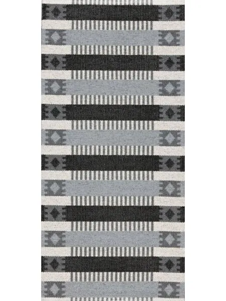 Plasztik szőnyegek - Horredsmattan Märta (szürke/fekete)