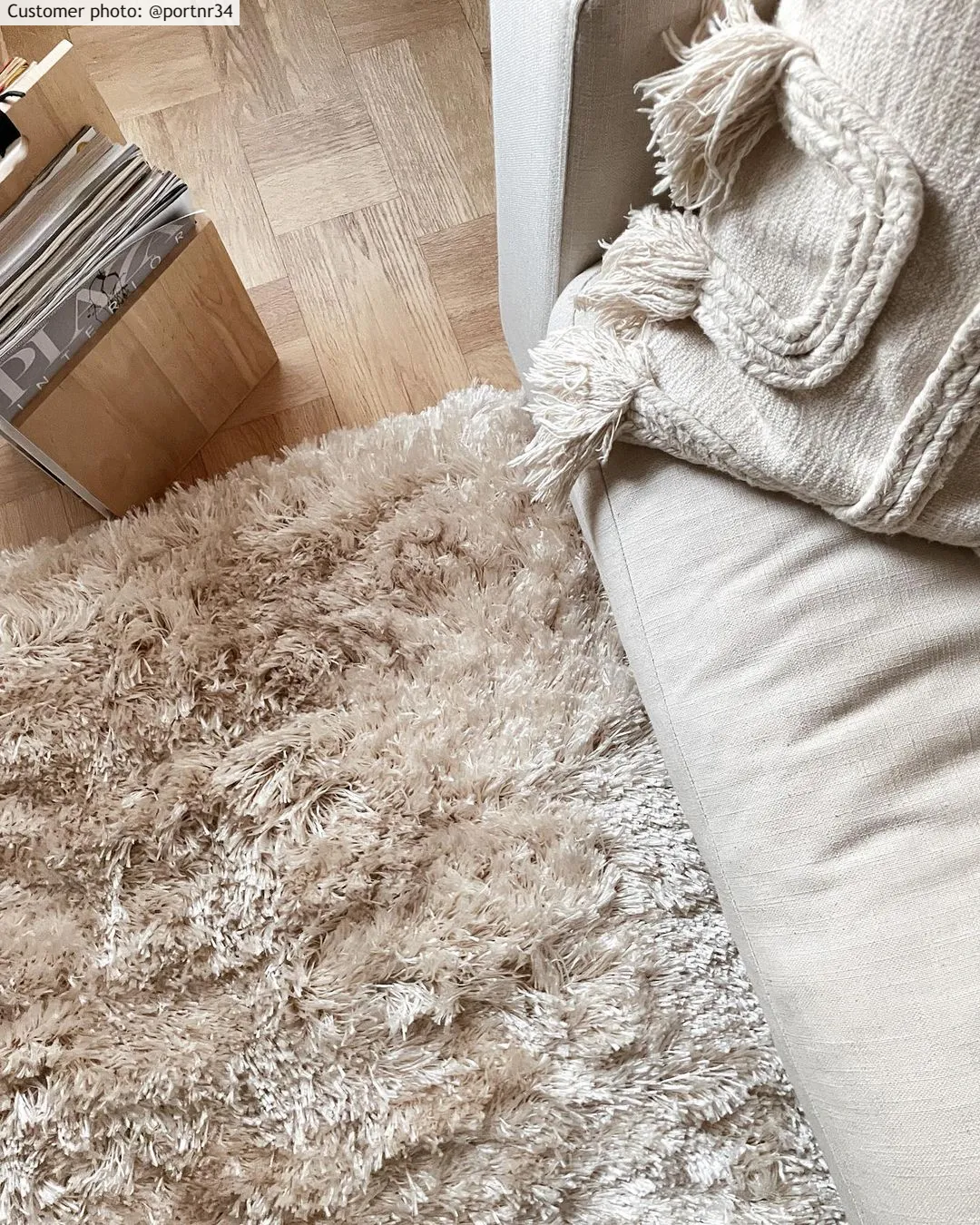 Shaggy szőnyeg - Kanvas (bézs)
