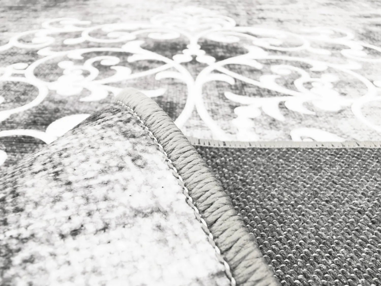 Wilton szőnyeg - Santi (szürke/fehér)