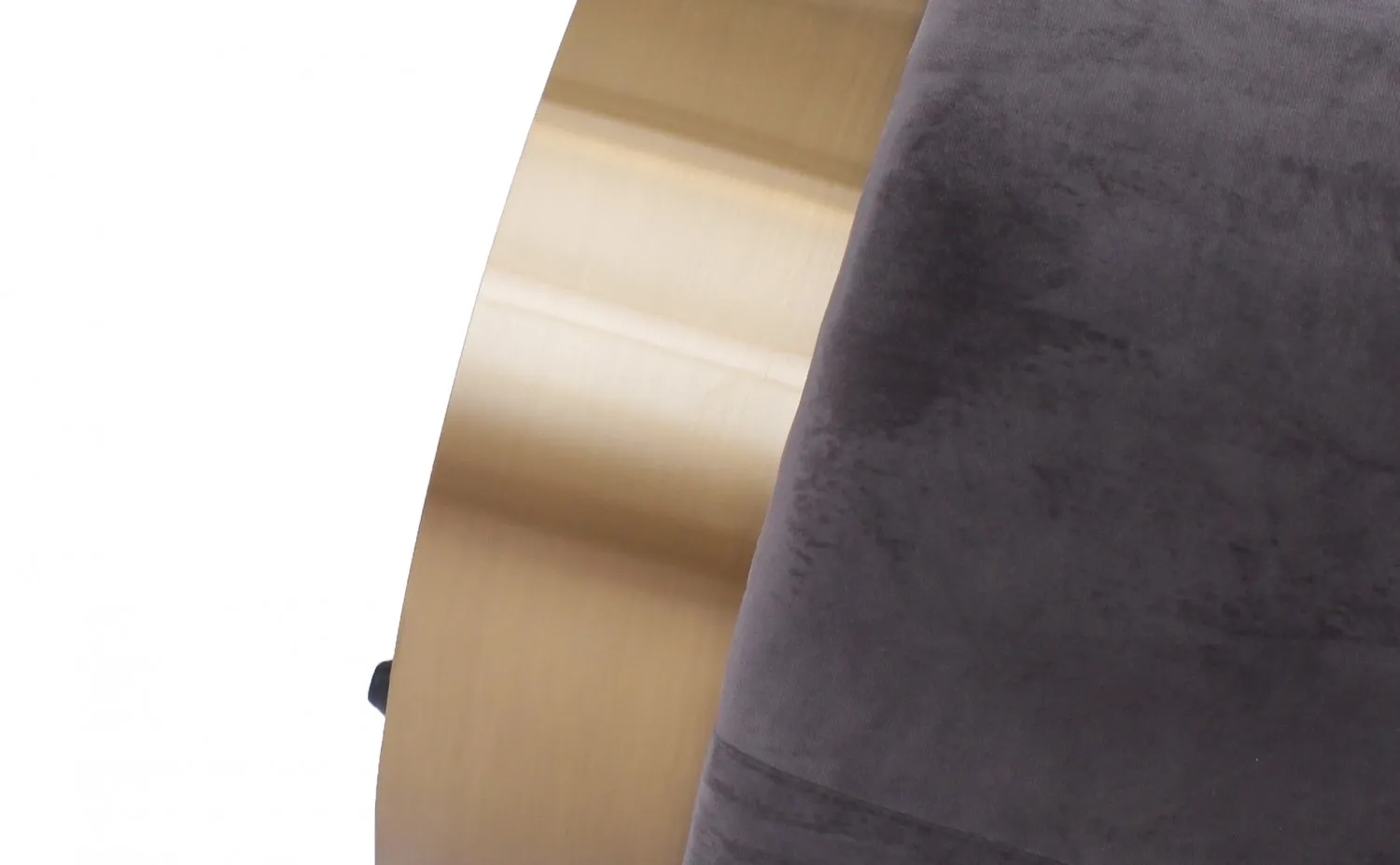 Bársony ülőpuff - Copenhagen (szürke)