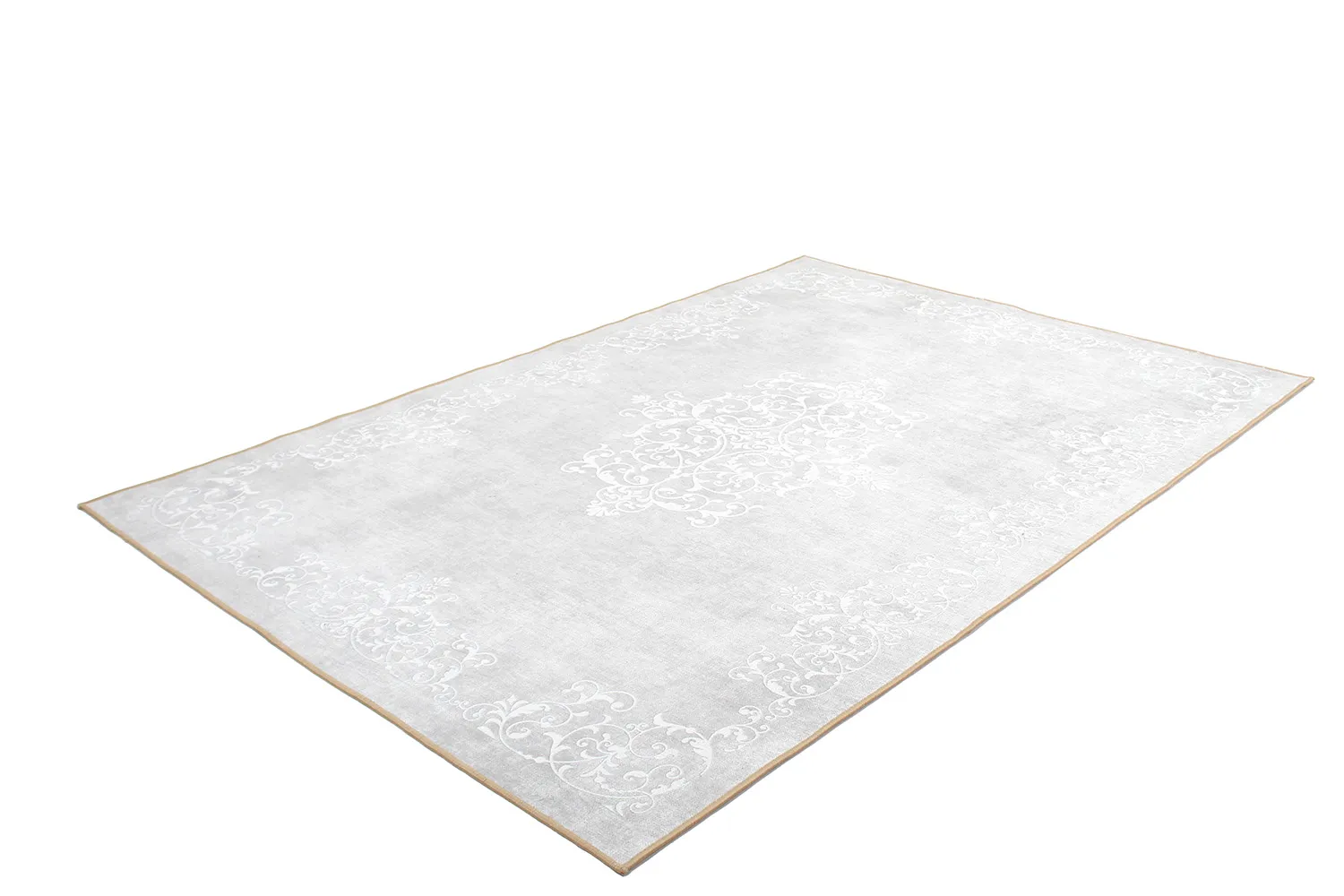 Wilton szőnyeg - Santi (világosszürke/fehér)