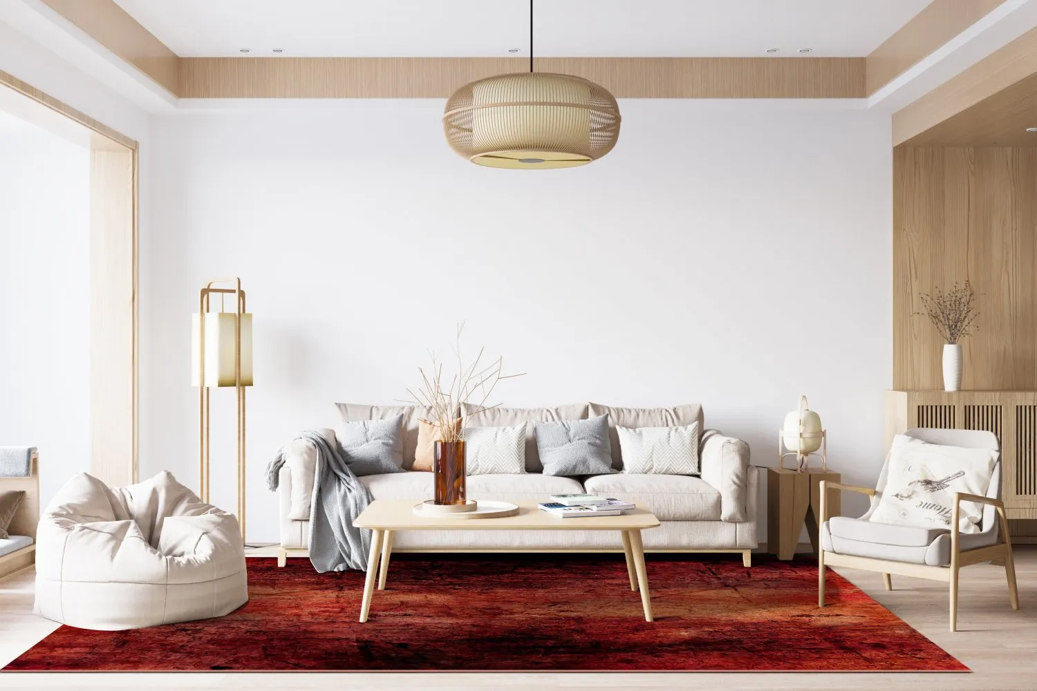 Wilton szőnyeg - Wells (piros)