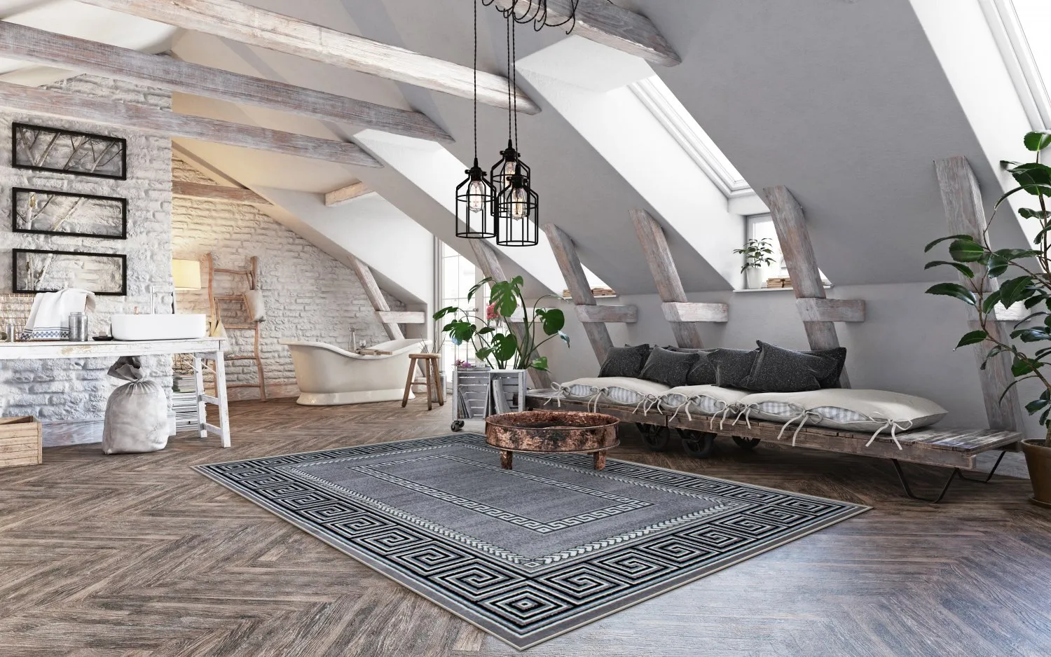 Wilton szőnyeg - Ankara Versace (szürke)