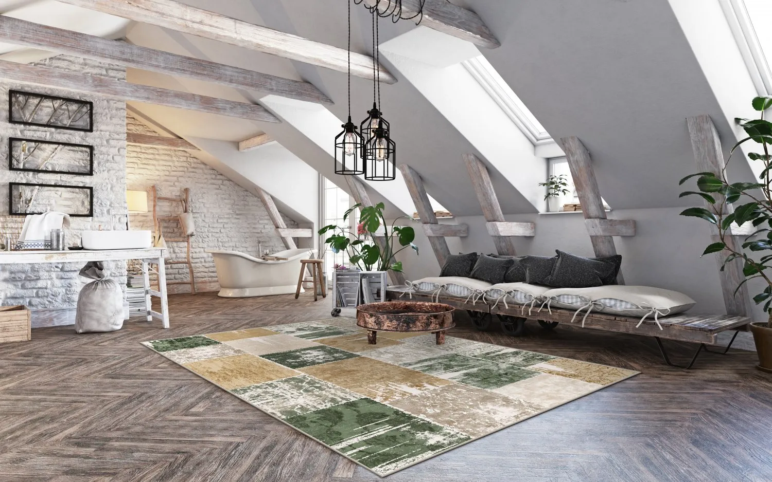 Wilton szőnyeg - Ephesus (zöld)