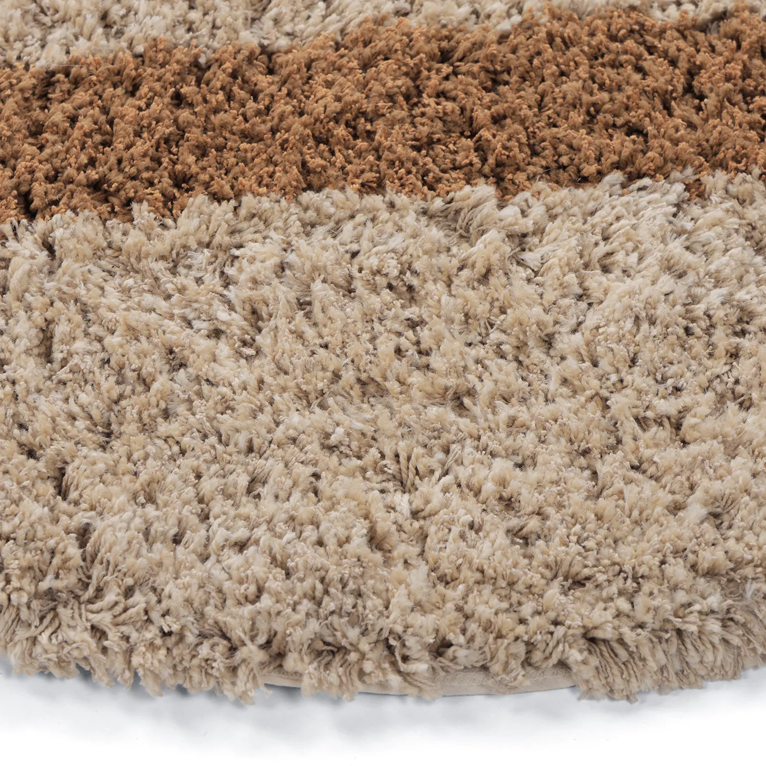 Kerek szőnyeg - Cefalu Natural Cotton Shaggy (multi)