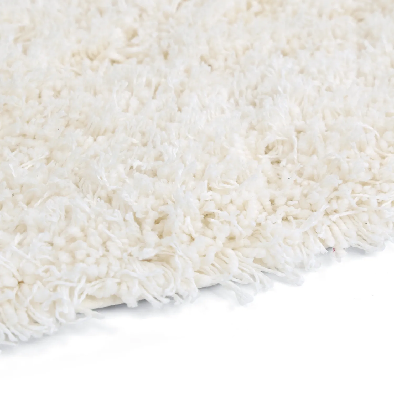 Kerek szőnyeg - Lindos Natural Cotton Shaggy (fehér)
