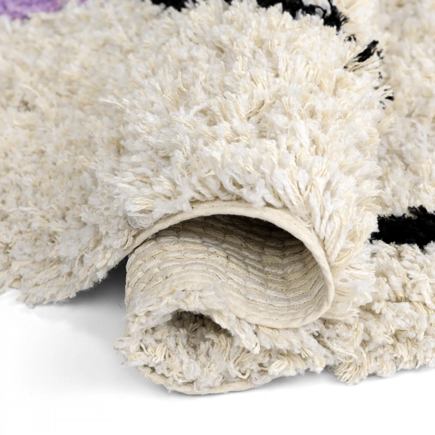 Kerek szőnyeg - Londa Natural Cotton Shaggy (többszínű)