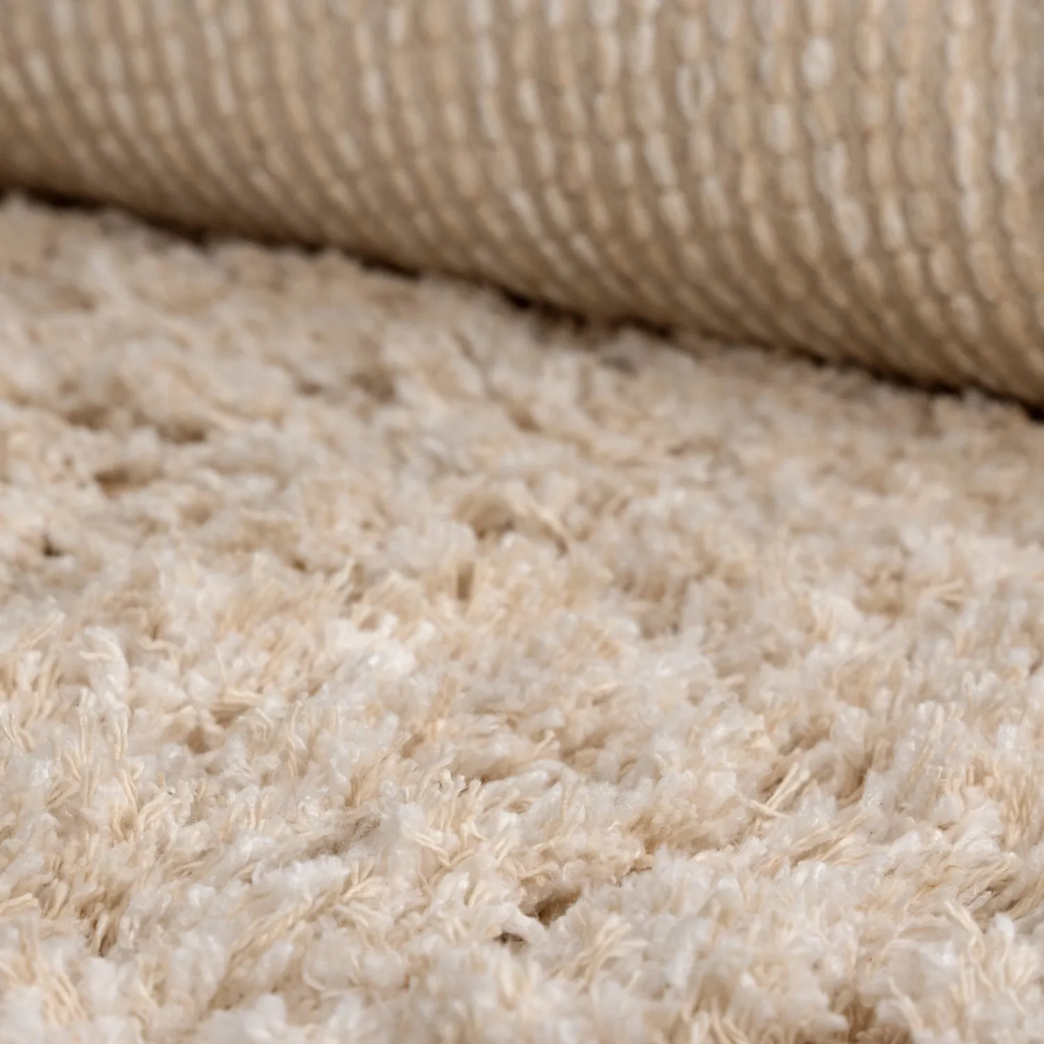 Kerek szőnyeg - Sagres Natural Cotton Shaggy (törtfehér/barna)