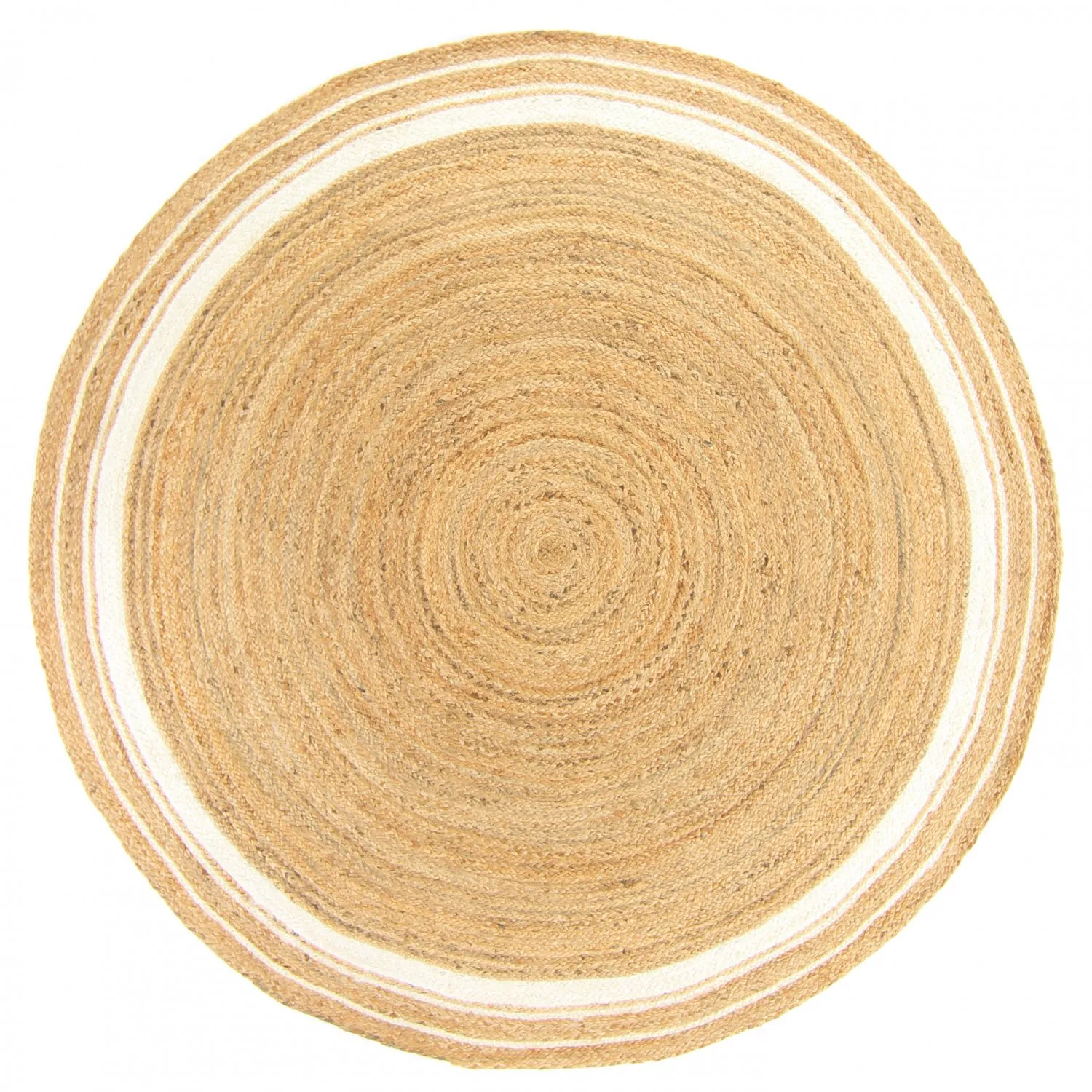 Kerek szőnyegek - Bundi (zsákruha/fehér)