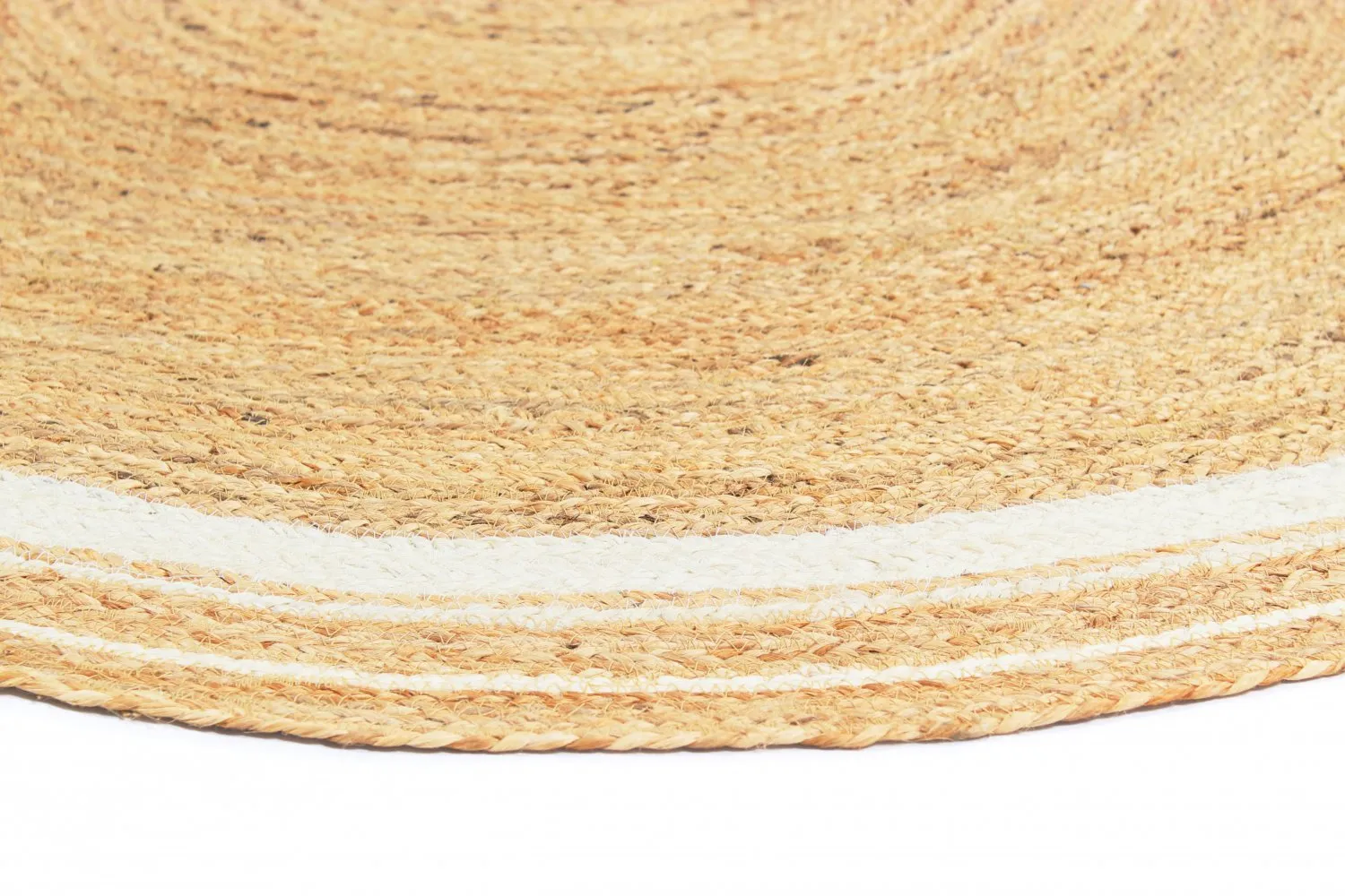 Kerek szőnyegek - Bundi (zsákruha/fehér)