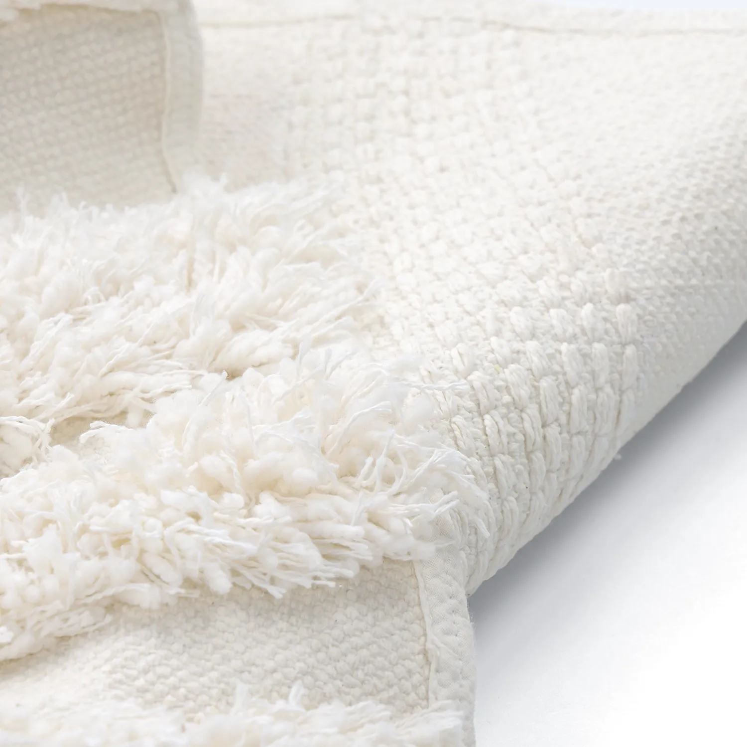 Kerek szőnyeg - Cazorla Natural Cotton Shaggy (piszkosfehér)