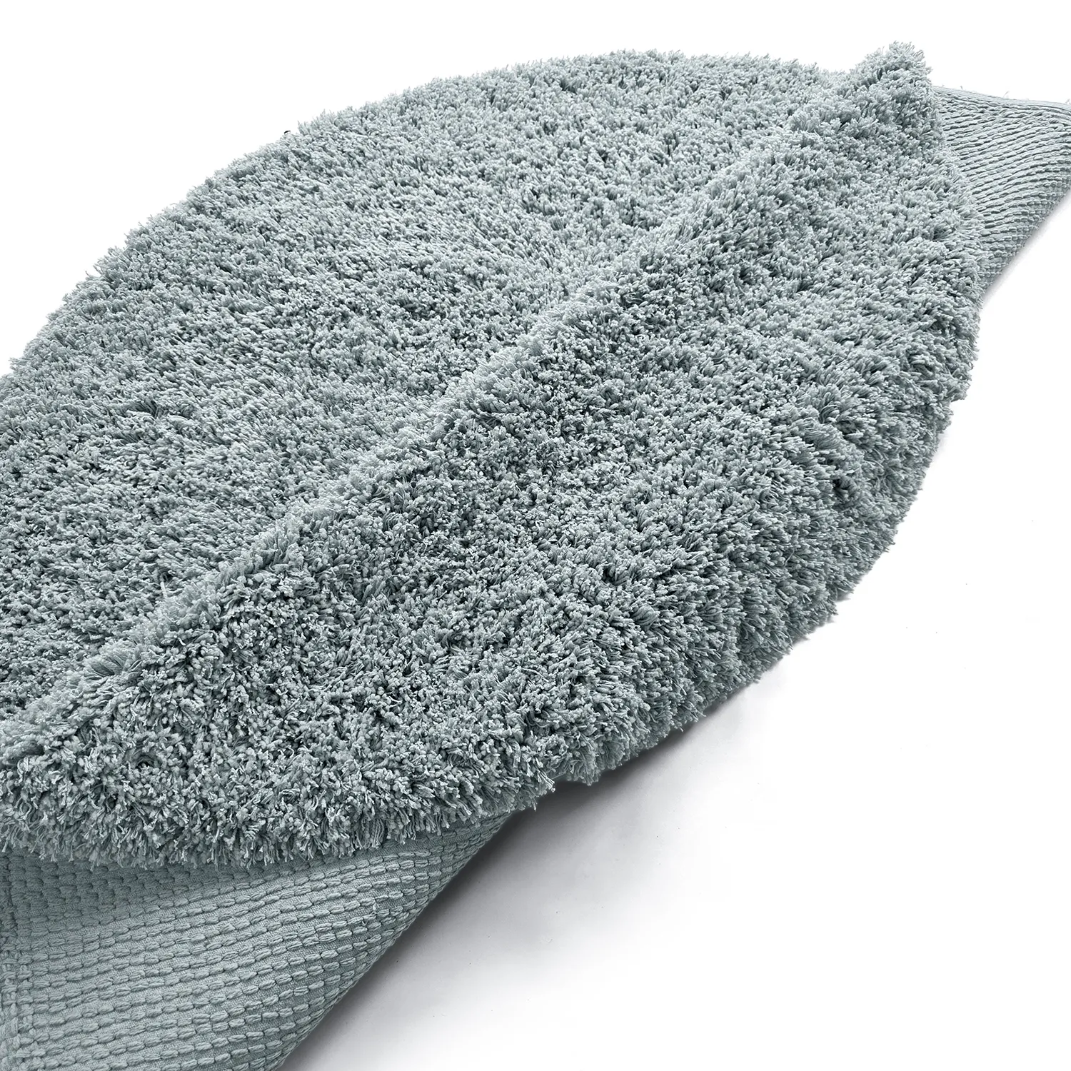 Kerek szőnyeg - Combarro Solid Cotton Shaggy (világoskék)