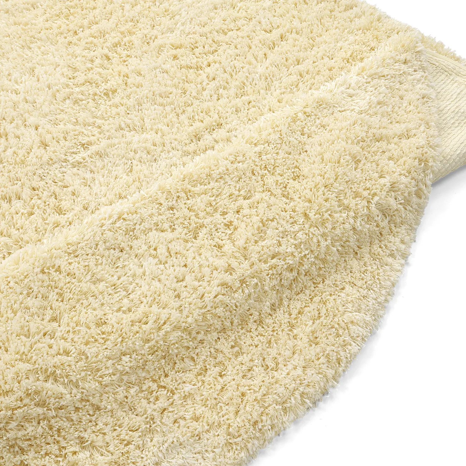 Kerek szőnyeg - Combarro Solid Cotton Shaggy (világossárga)