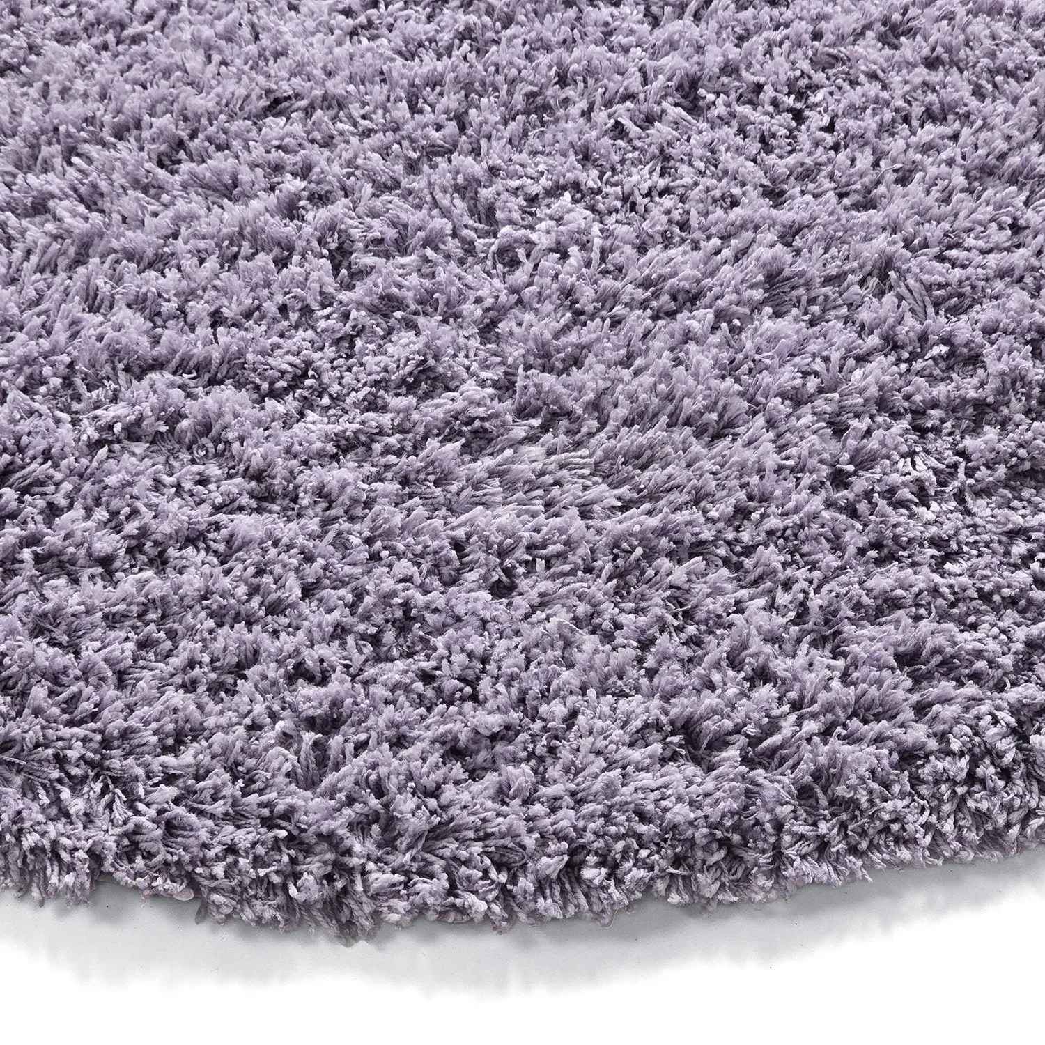 Kerek szőnyeg - Combarro Solid Cotton Shaggy (világos lila)