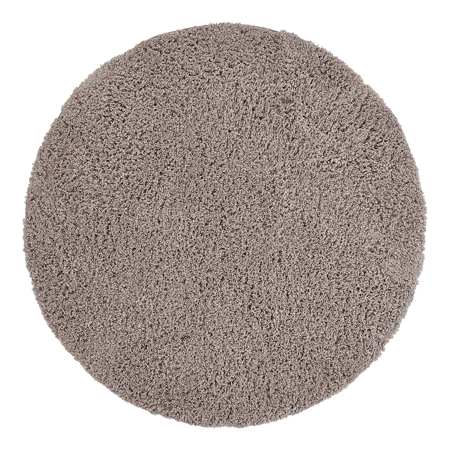 Kerek szőnyeg - Combarro Solid Cotton Shaggy (taupe)