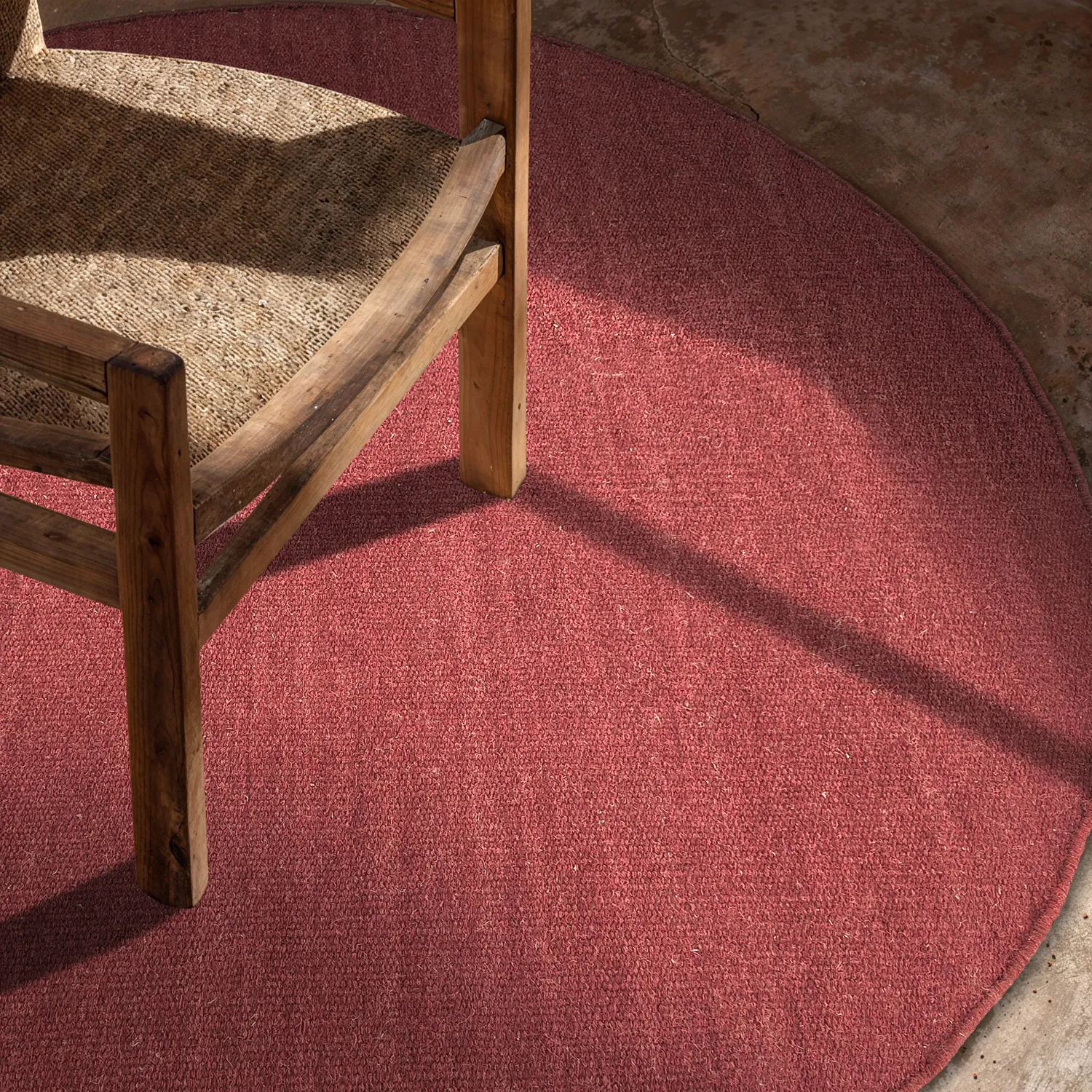 Kerek szőnyeg - Hamilton (mély vörös)